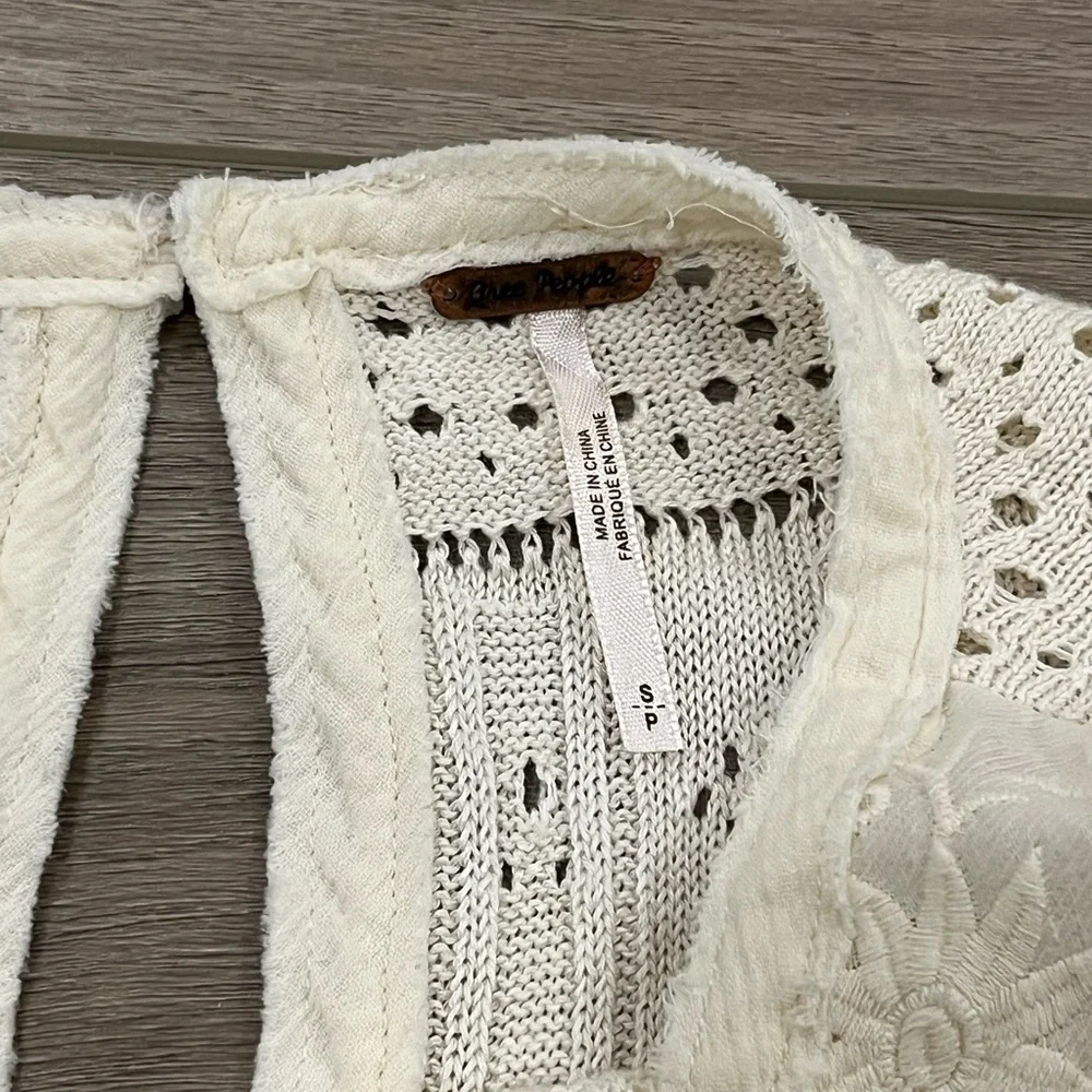 Free People Once Upon a Time Blouse Shirt Size S